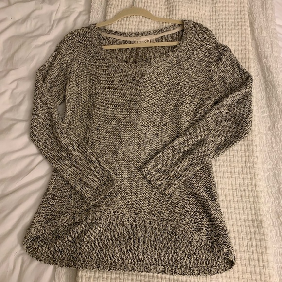 Sweaters - Marled Hi-Low Sweater